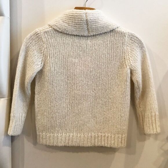 Ivory knitted sequin jacket - Picture 4 of 9